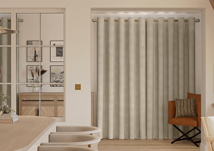 Florence Faux Suede, Mink Brown - Made to Measure Curtains - Image 7